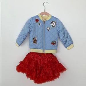 Beauty and the Beast Jacket and Tutu Skirt